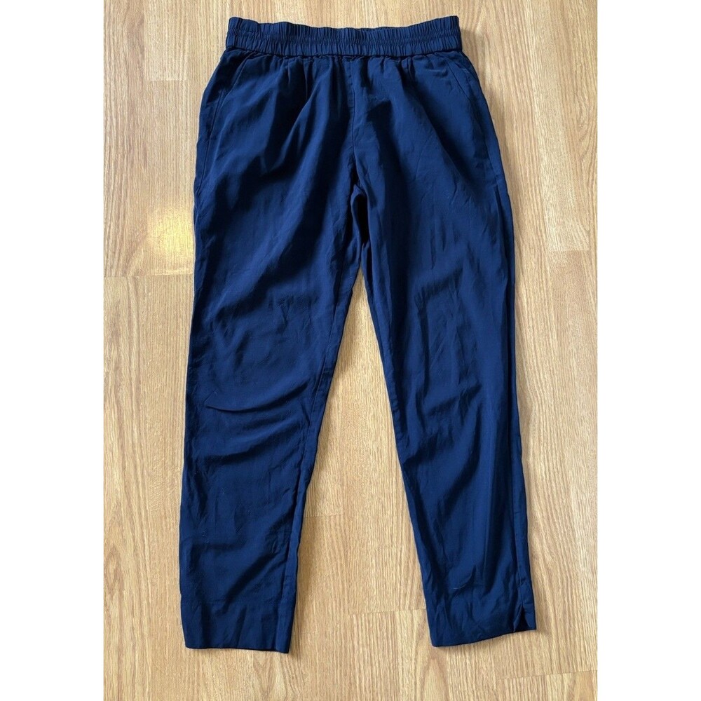 J Crew Navy Hidden Drawstring Joggers Size 4